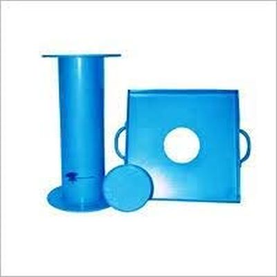 Sand Pouring Cylinder With Tray, For Laboratory, Color : Blue