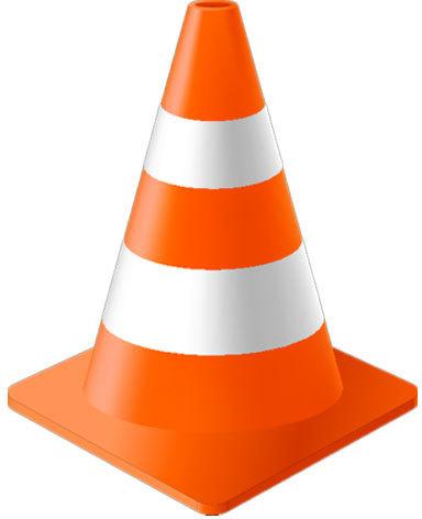 2-4kg Fiber Traffic Cone, Shape : Conical