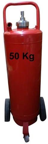 Metal Trolley Mounted Fire Extinguisher, Feature : High Pressure, Super Performance