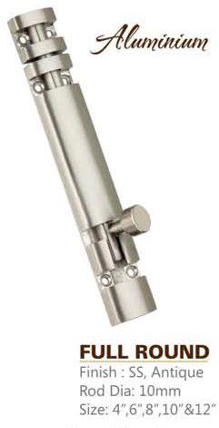 Polished Aluminium Aluminum Tower Bolts, Size : 0-15mm