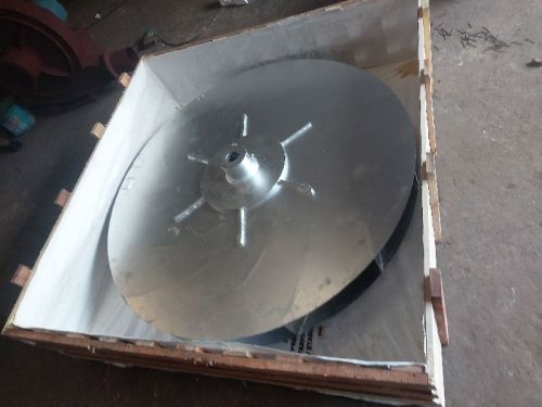 Round Polished Steel Blower Wheel, For Industrial, Feature : Fine Finish