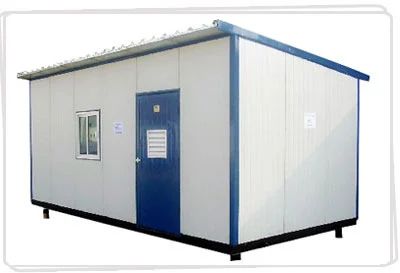Polished 1000-1500kg Aluminium Portable Security Guard Cabin, Shape : Rectangular