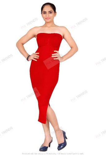 Pia Trends Red Gown Shapewear, Size : L, M, Xl, XXL