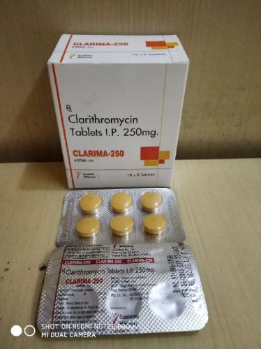 Clarithromycin Tablets I.P. 250 Mg, For Hospital, Clinical, Personal