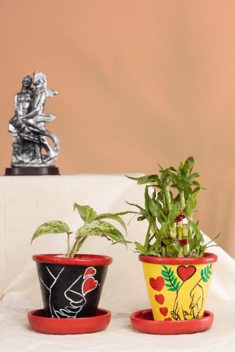 Charming Handwoven Valentine Planter For This Love Session