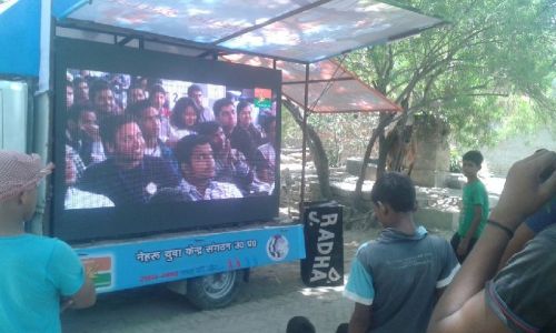 LED Display Video Van On Rent