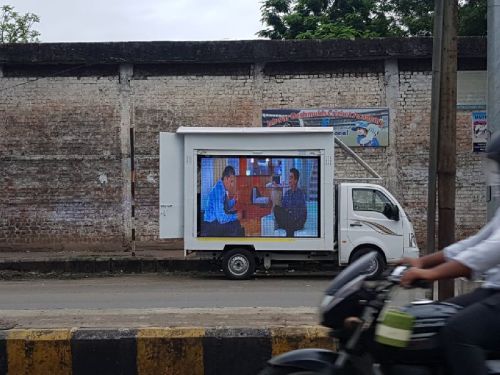 LED Video Screen On Tata Ace For Rent