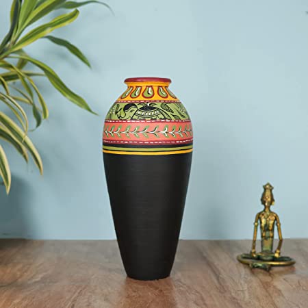 Plain Polished Terracotta Flower Vase, Speciality : Seamless Finish, Rust Proof, High Resistant, Durable