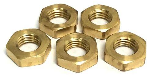 Brass Hex Lock Nuts, Length : 20-30mm