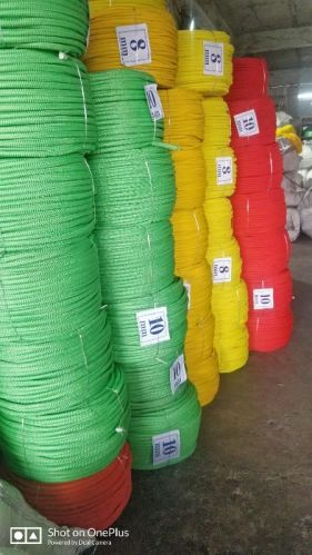 Triple Twist Nylon PP Rope, For Industrial, Rescue Operation, Marine, Technics : Machine Made