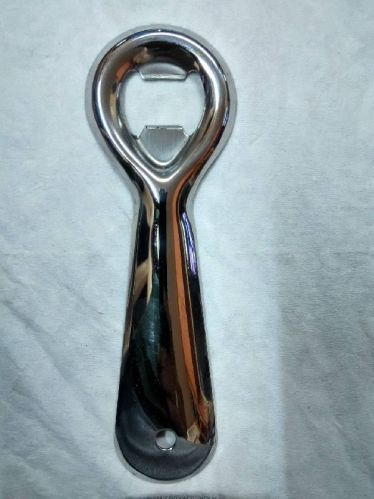 Silver Polished Metal Bottle Opener