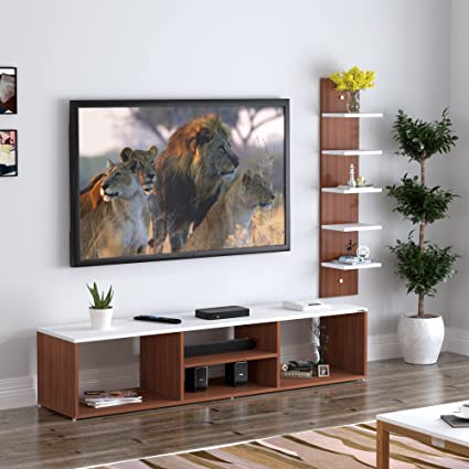 Polished Wooden TV Unit, For Wall Hanging, Feature : Durable, High Quality