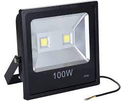 100W LED Flood Light, For Domestic, Industrial, Color : Black