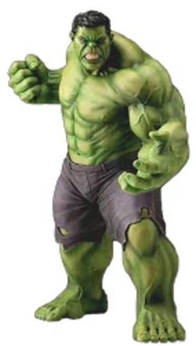 Skyartzone Green Fiberglass Hulk Statue, For Decorative