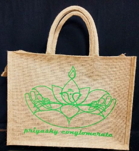 Jute Bag, For Office, Size : 10x8x4inch