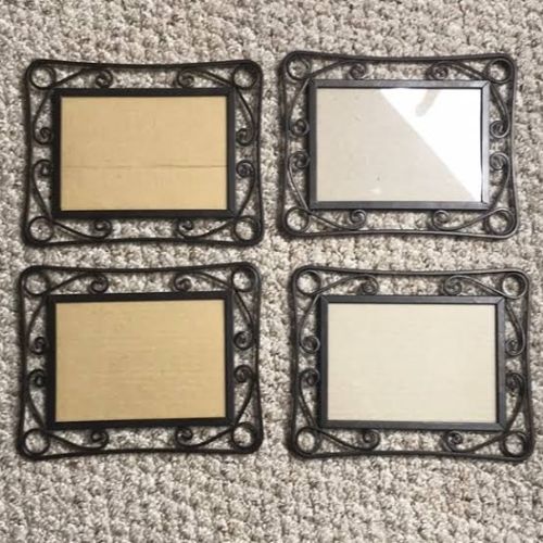 Designer Square Metal Photo Frame, For Stylish Look, Perfect Shape, Pattern : Plain