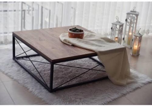 Teakwood Black Metal Center Table, For Study Room, Living Room, Home Office, Bed Room, Feature : Termite Proof