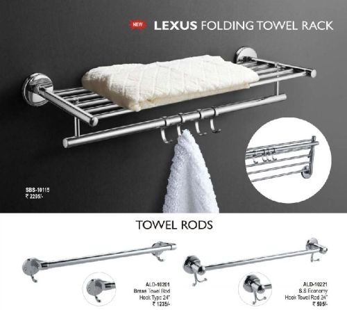 Stainless Steel SS Towel Rods, For Bathroom, Feature : Anti Corrosive, Durable, Eco-Friendly, High Quality