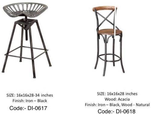 Square Metal Cafe Chairs, For Restaurant, Hotel, Style : Modern, Contemprorary
