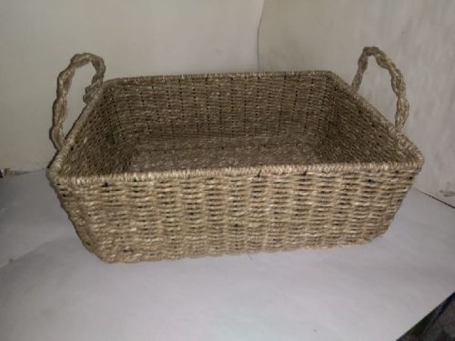 Iron Jute Basket For Home, Kitchen