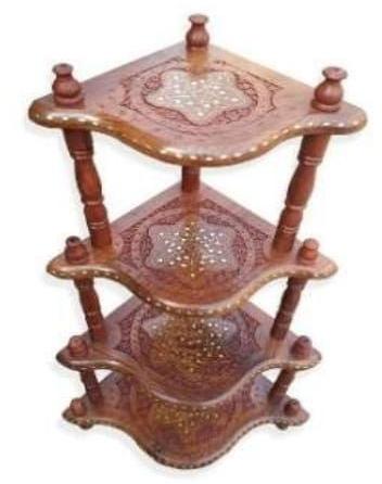 Coated Wooden Corner Shelf, For Hotels Use, Feature : Dust Proof, Fine Finished, Hard Structure