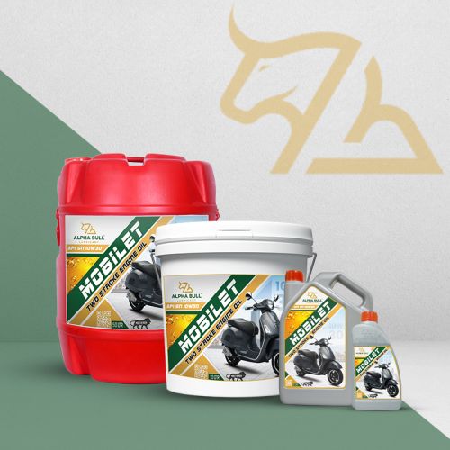 Alphield Mobilet 10W-30 Bike Oil, Packaging Type : Plastic Buckets