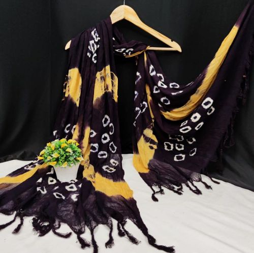 RAYON COTTON Printed Bandhani Dupatta, Occasion : Daily Wear