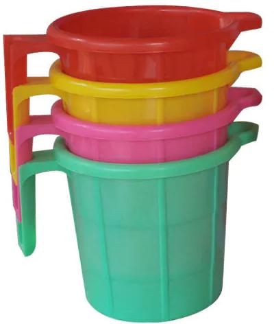 Inter Decors Polished Plastic Bath Mug, For Home Use, Feature : Attractive Pattern, Durable, Light Weight