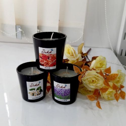 Round Rose Lavender Jasmine Votive Candle, For Lighting, Decoration