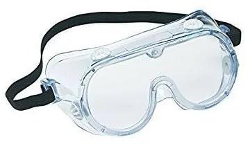 Transparent Oval Chemical Safety Goggles, For Eye Protection, Feature : Anti Fog, Durable