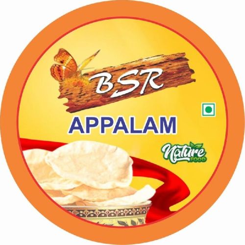 Plain South Indian Appalam Papad, Certification : FSSAI