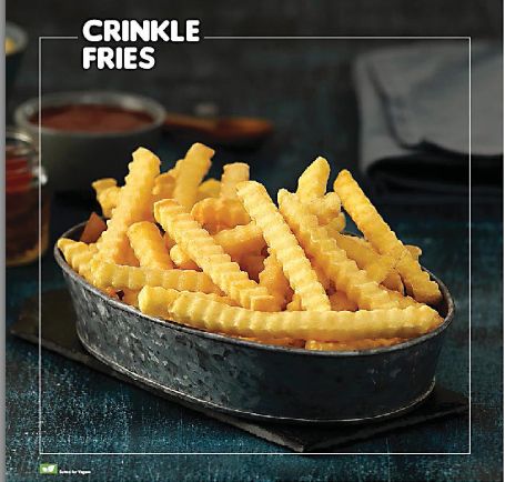 Frozen Crinkle Fries, Taste : Salty