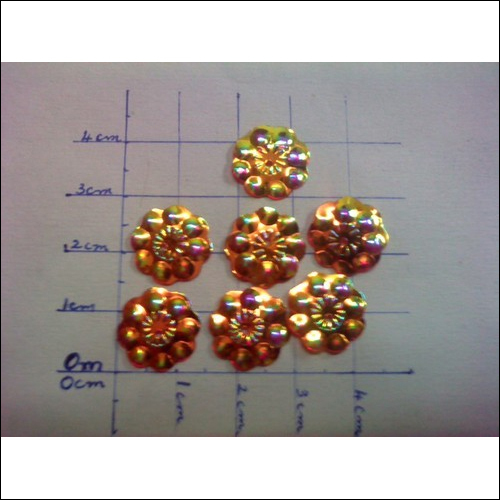 8 Dots Flower Red Sequins