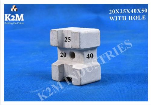 20 X 25 X 40 X 50mm Rectangular With Hole Concrete Cover Blocks