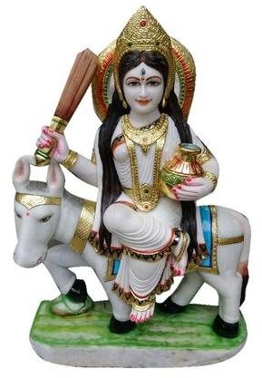 Marble Sheetla Mata Statue