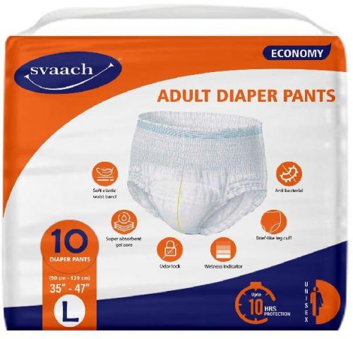 Svaach Economy Adult Diaper Pants Large 10s