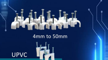 JKCC Plastic Cable Clip, For Wall Hanging