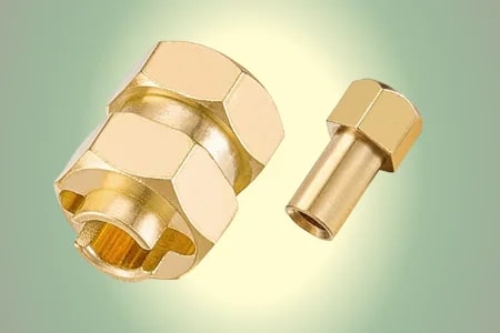 Brass Extended Hex Wheel Hub, Size : Standard