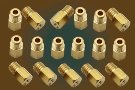 Brass Hex Type Main Jets, For Automobile Industry, Size : Standard