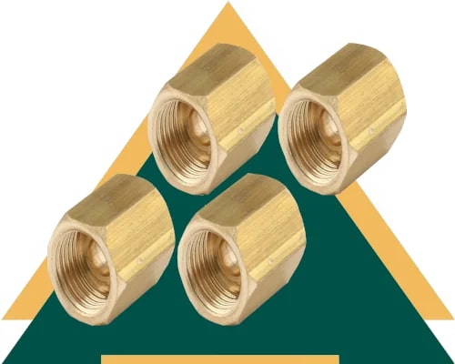 Brass Inverted Flare Union