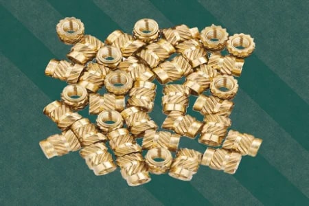 Round Polished Brass Printer Gear Inserts, For Industrial, Size : Standard