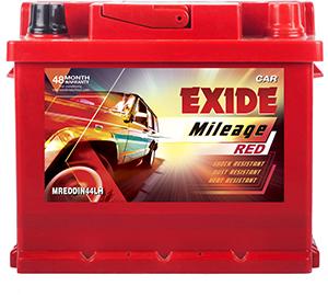 Exide Mileage Battery, Color : Red