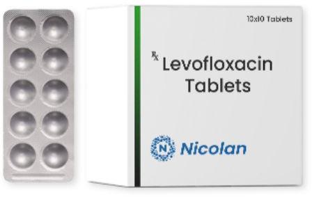 Levofloxacin Tablets, For Pharmaceuticals, Clinical, Personal, Hospital, Packaging Size : 10X10 Pack