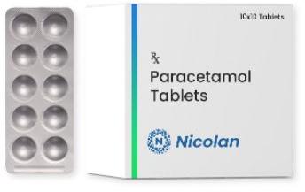 Paracetamol Tablets, For Clinic, Hospital, Packaging Type : Alu Alu