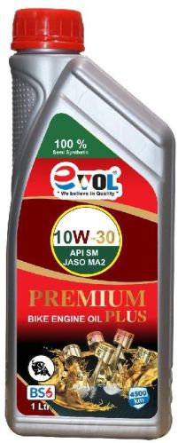 EVOL Premium Plus Engine Oil, For Automobiles, Form : Liquid