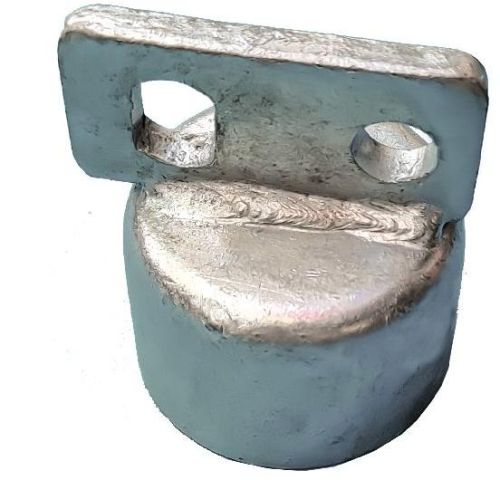 2 Hole Galvanised Steel Rail End Cap