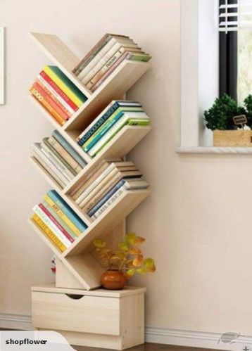 Wooden Book Shelf, For Home Use, Feature : Fine Finished, Hard Structure, Long Life
