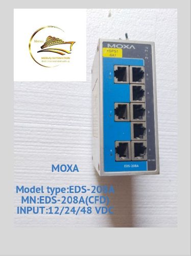 Moxa eds-208a Unmanaged Ethernet Switches, For Clinical, Hospital, Personal, Personal Use, Technics : Machine-made