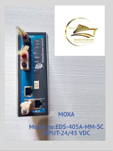 Moxa eds-405a-mm-sc Ethernet Switch, For Clinical, Hospital, Personal, Personal Use, Technics : Machine-made