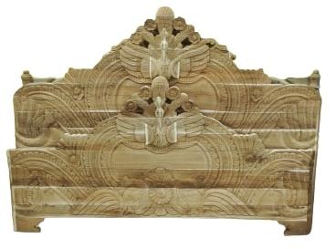 Carved Wooden Single Bed, Feature : Attractive Designs, Easy To Place